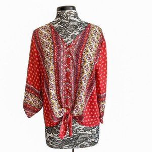 Stitch Fix West key Talina Front Tie Top